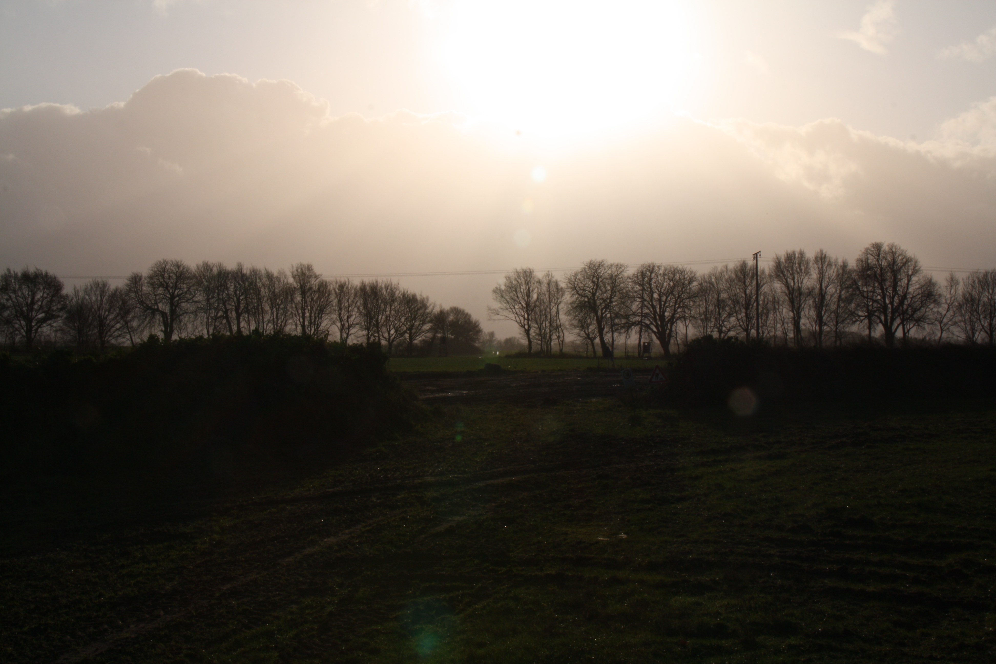 Vellahner Weg im Sonnenschein