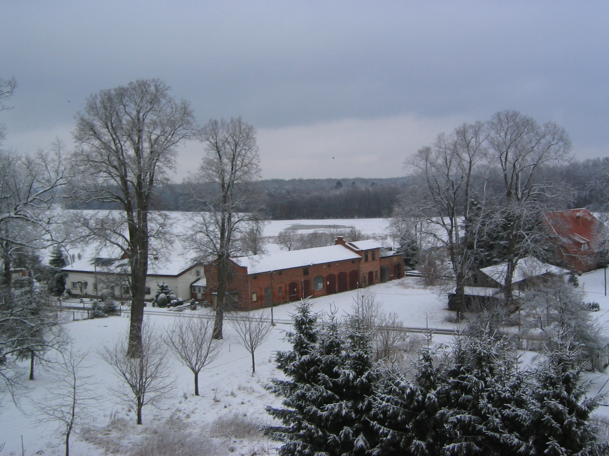 Winter - Rundblick aus dem Schloss