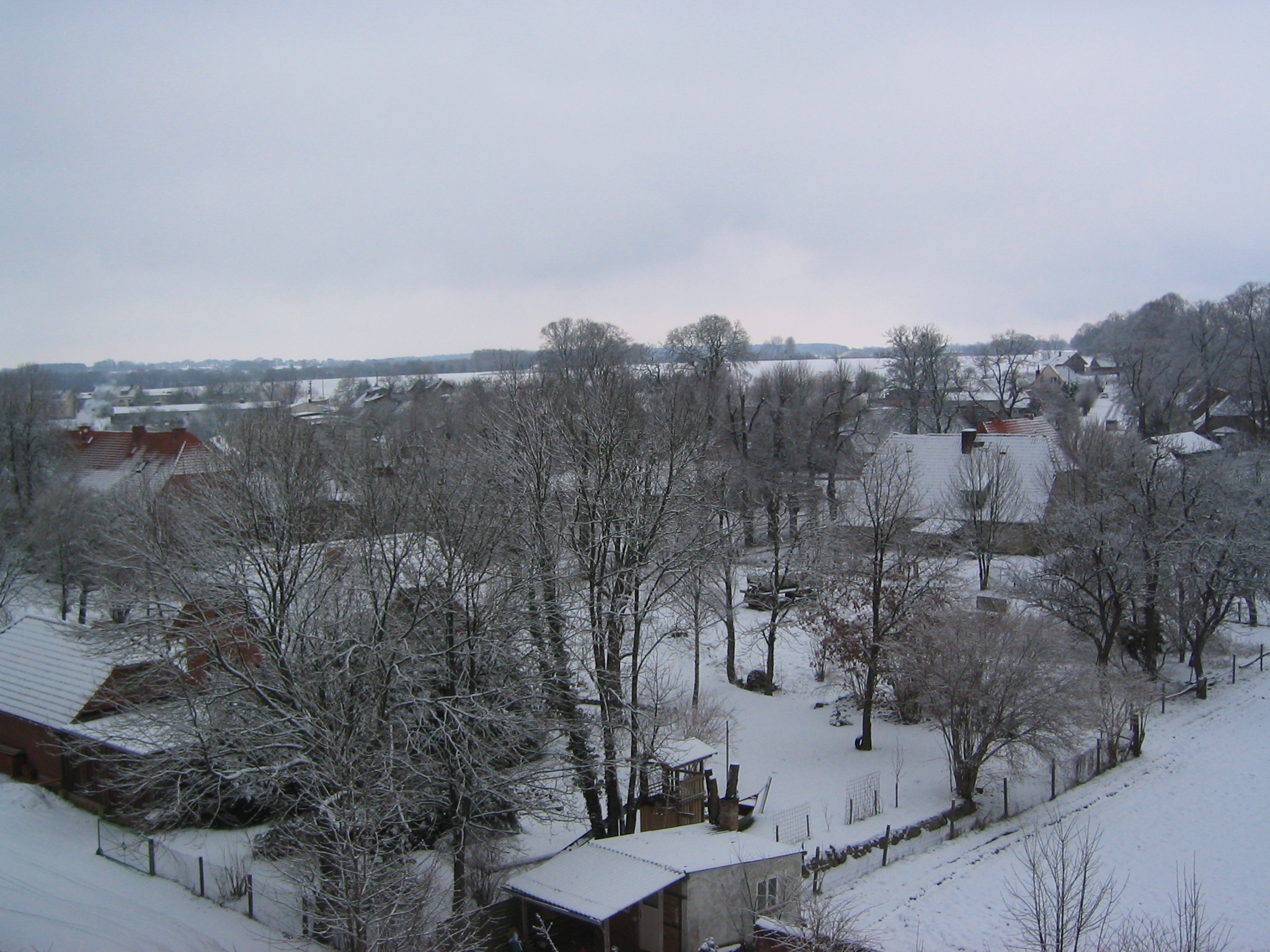 Winter - Rundblick aus dem Schloss